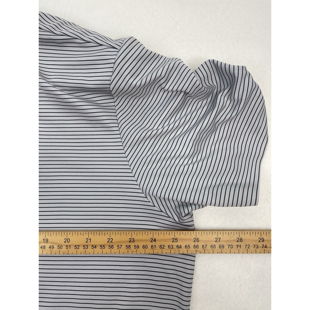 Mickey Mouse Adidas Disney Striped Golf Polo Shirt Men's XXL 2XL Performance - Picture 5 of 7